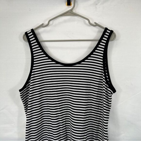 Torrid Super Soft Rib Hook And Eye Striped Tank Top 0681 - Picture 8 of 13